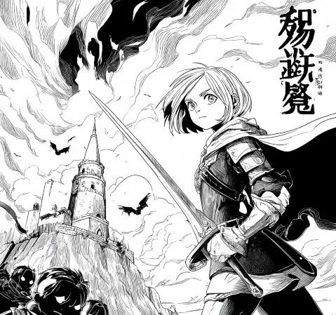漫画之家漫画阅读场景主视觉，展示按题材翻阅条目的阅读氛围